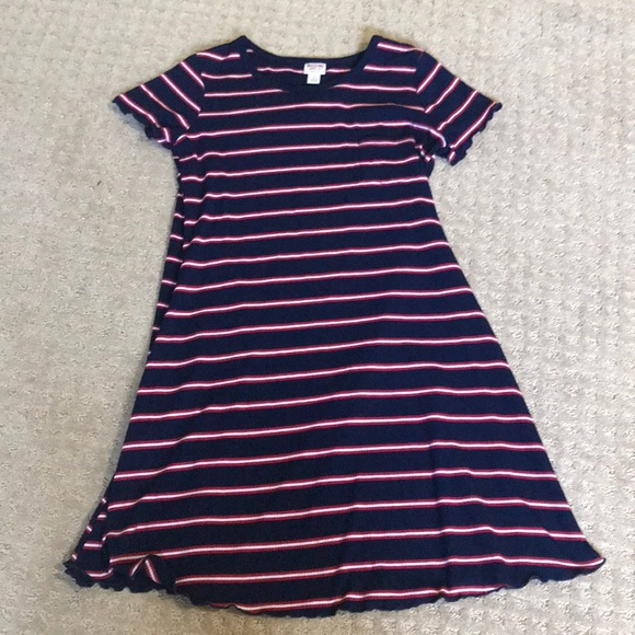Striped t-shirt dress - Picture 1 of 3